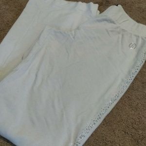 white Christine Alexander sweats size M